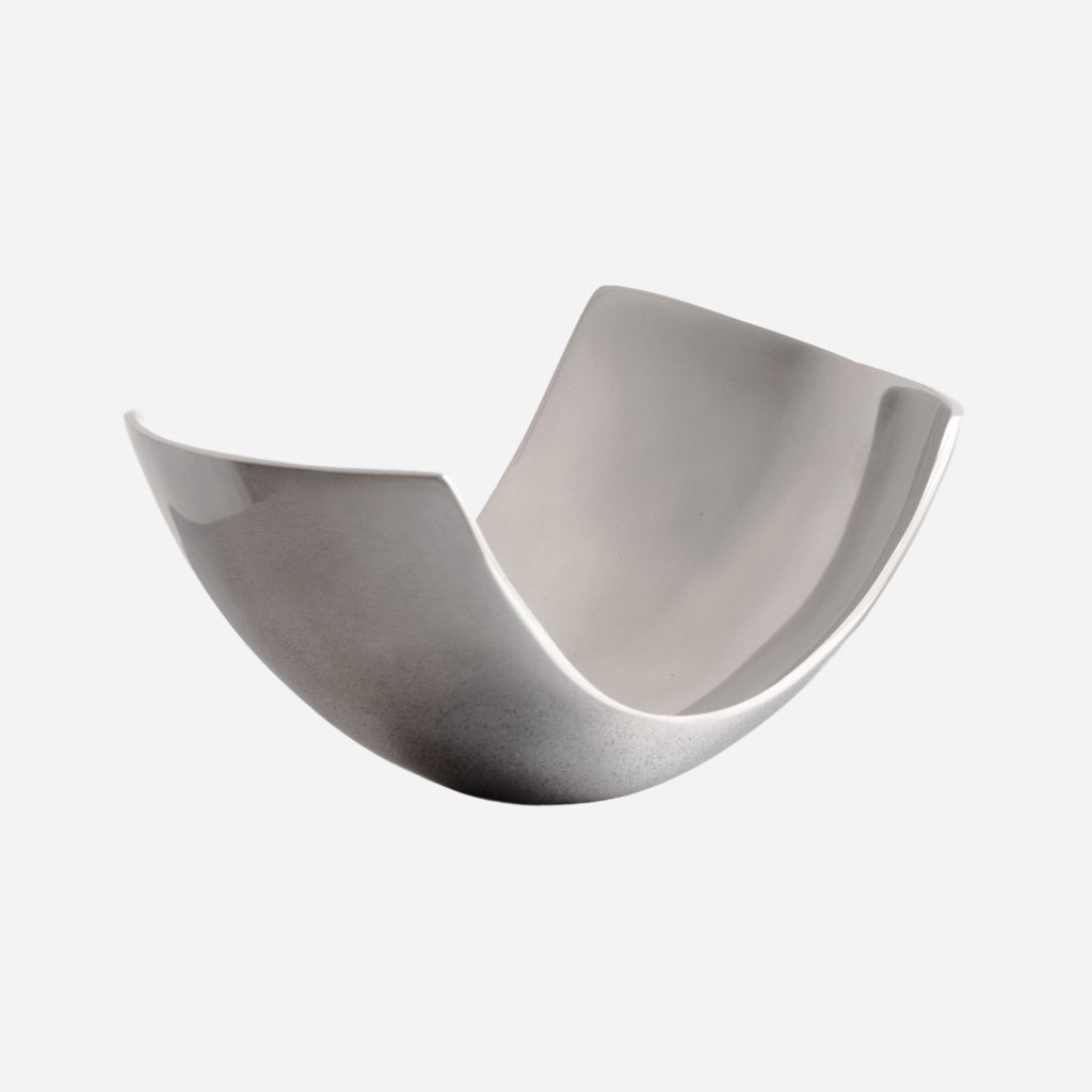 Small Decorative Metal Shiny Bowl