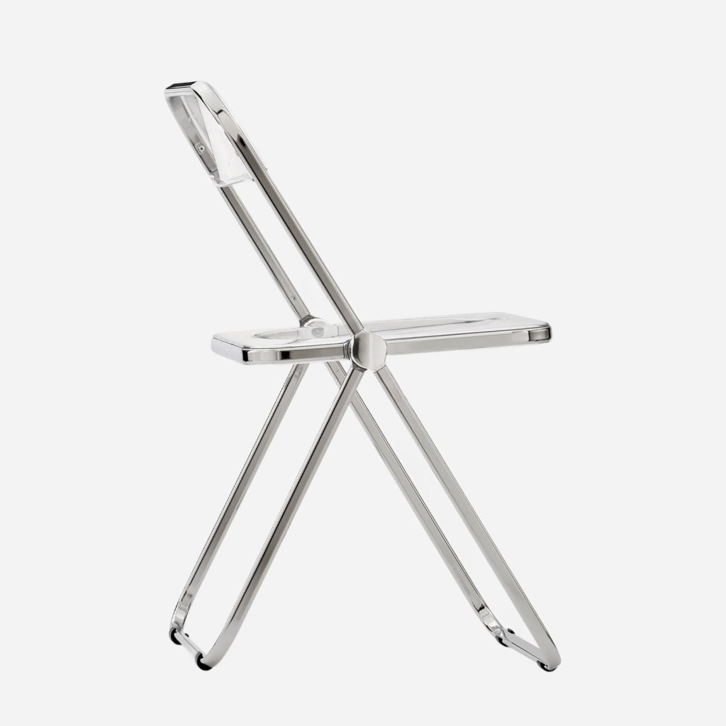Castelli Plia Chair, Transparent