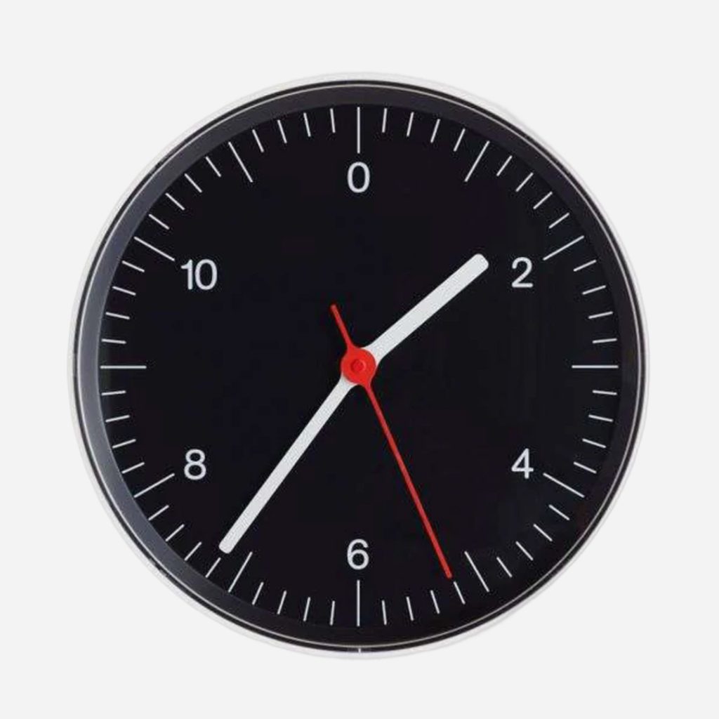 HAY Wall Clock, Black