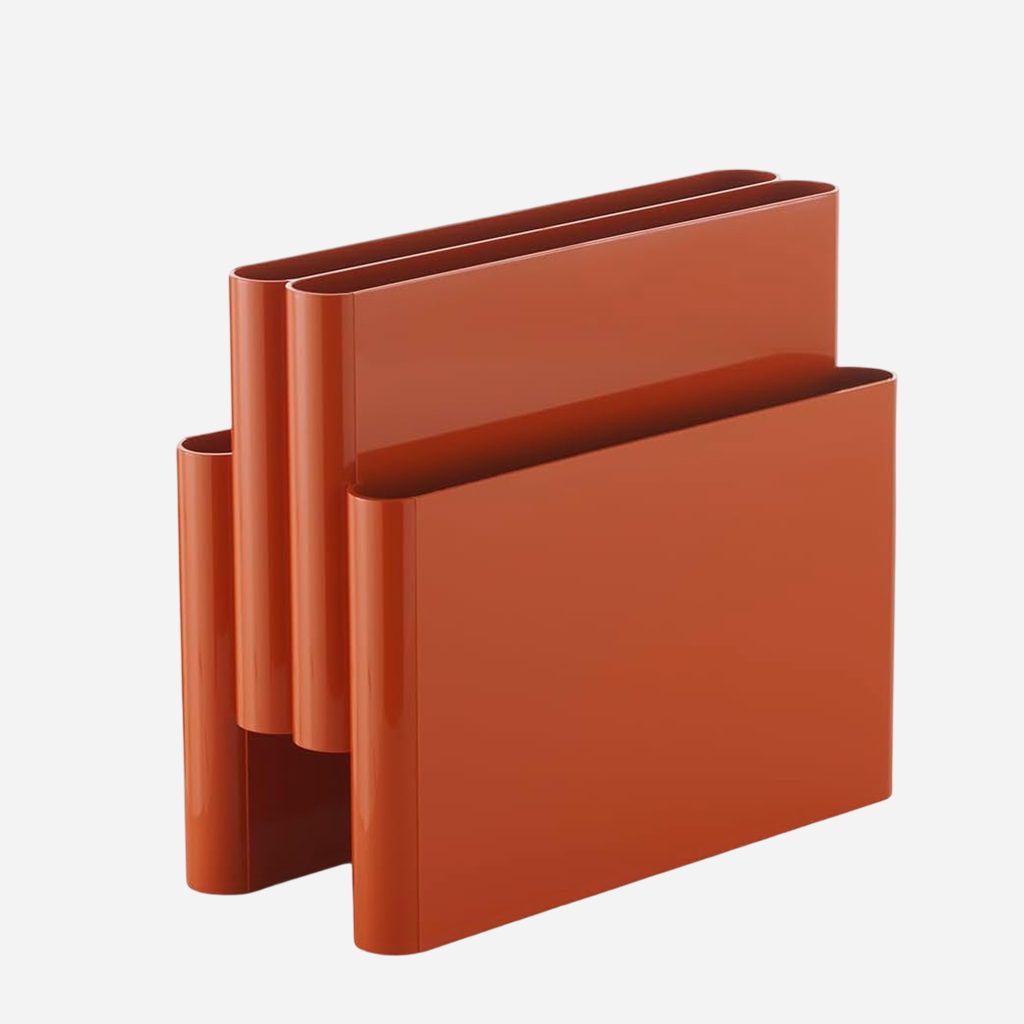Kartell Magazine Rack, Orange