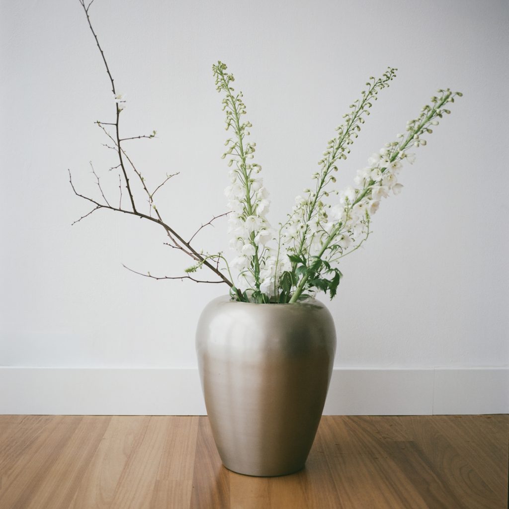 Large Metal Vase