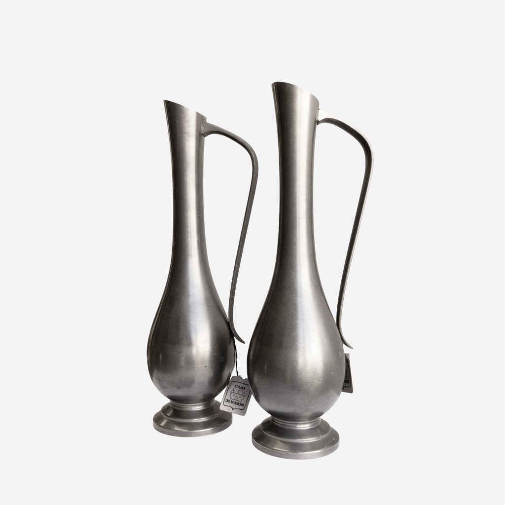 Set of Metal Vases