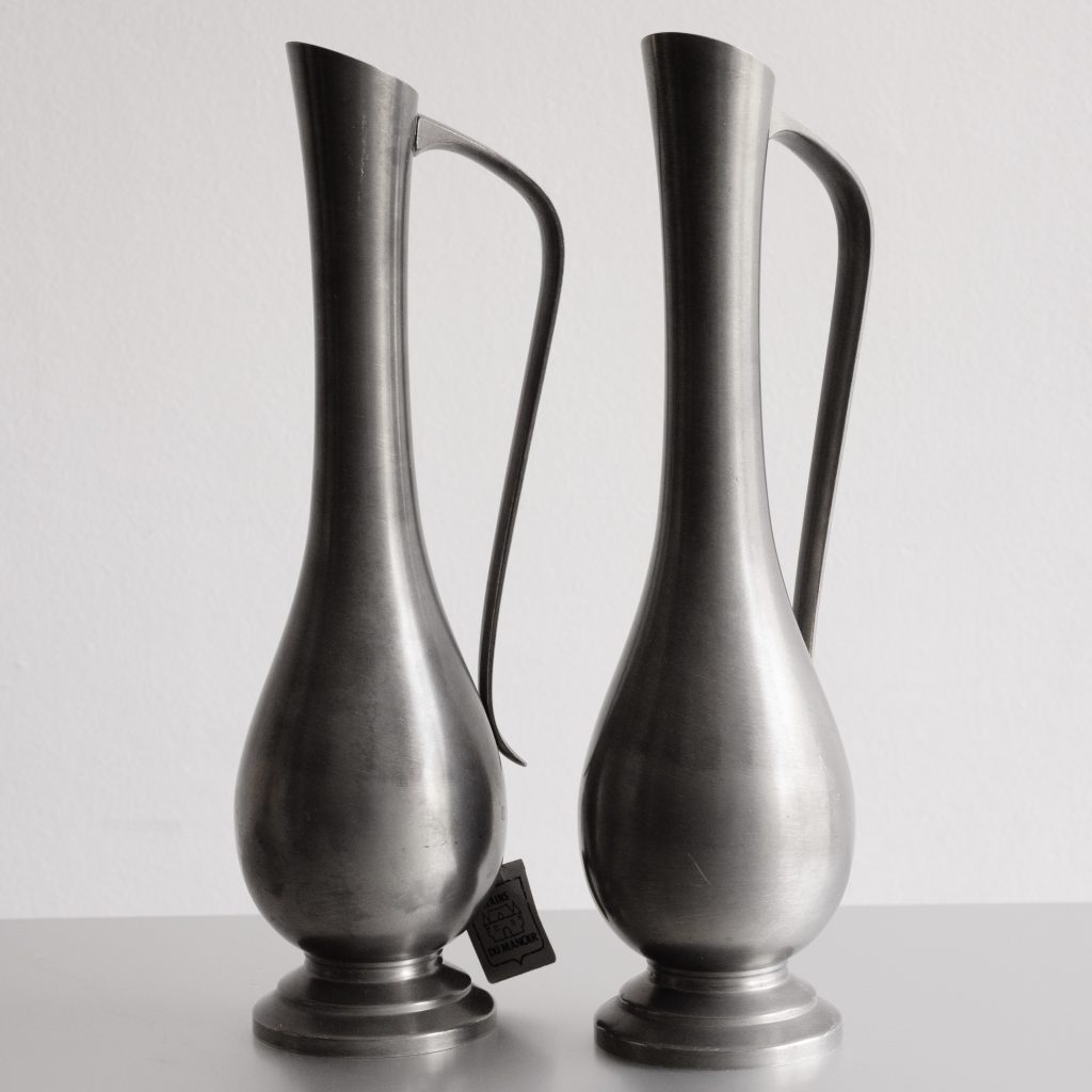 Set of Metal Vases