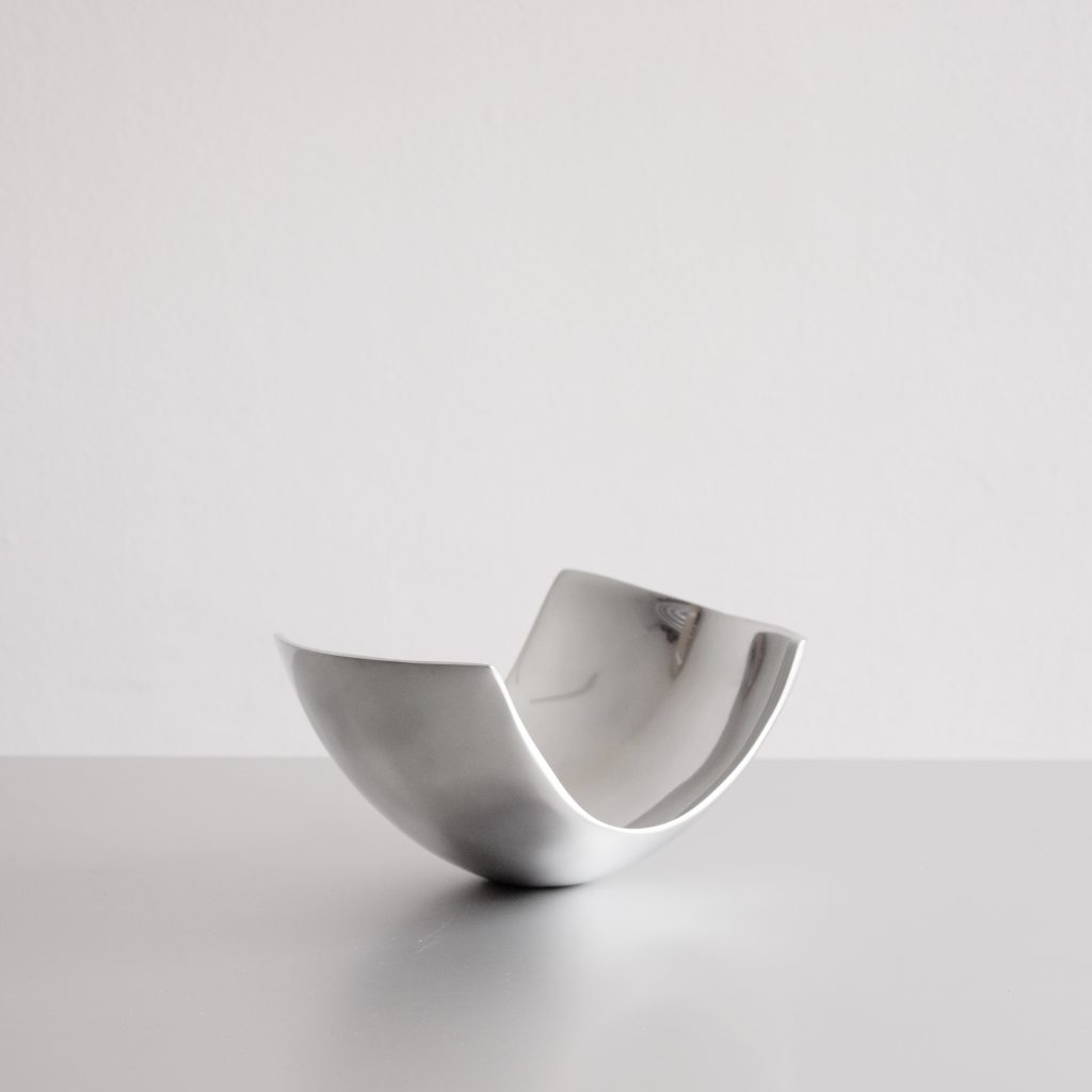 Small Decorative Metal Shiny Bowl