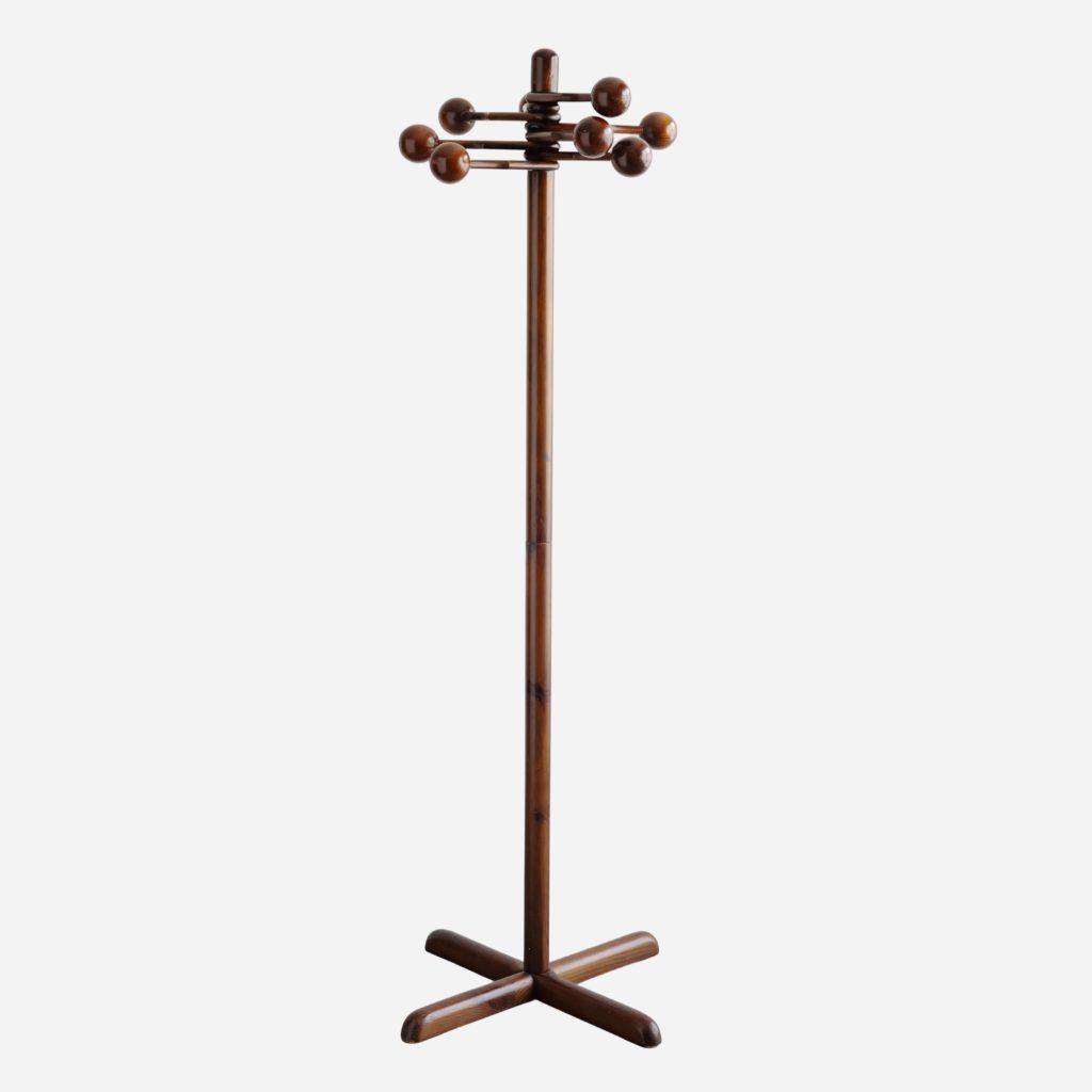 Wooden Coat Stand, Walnut