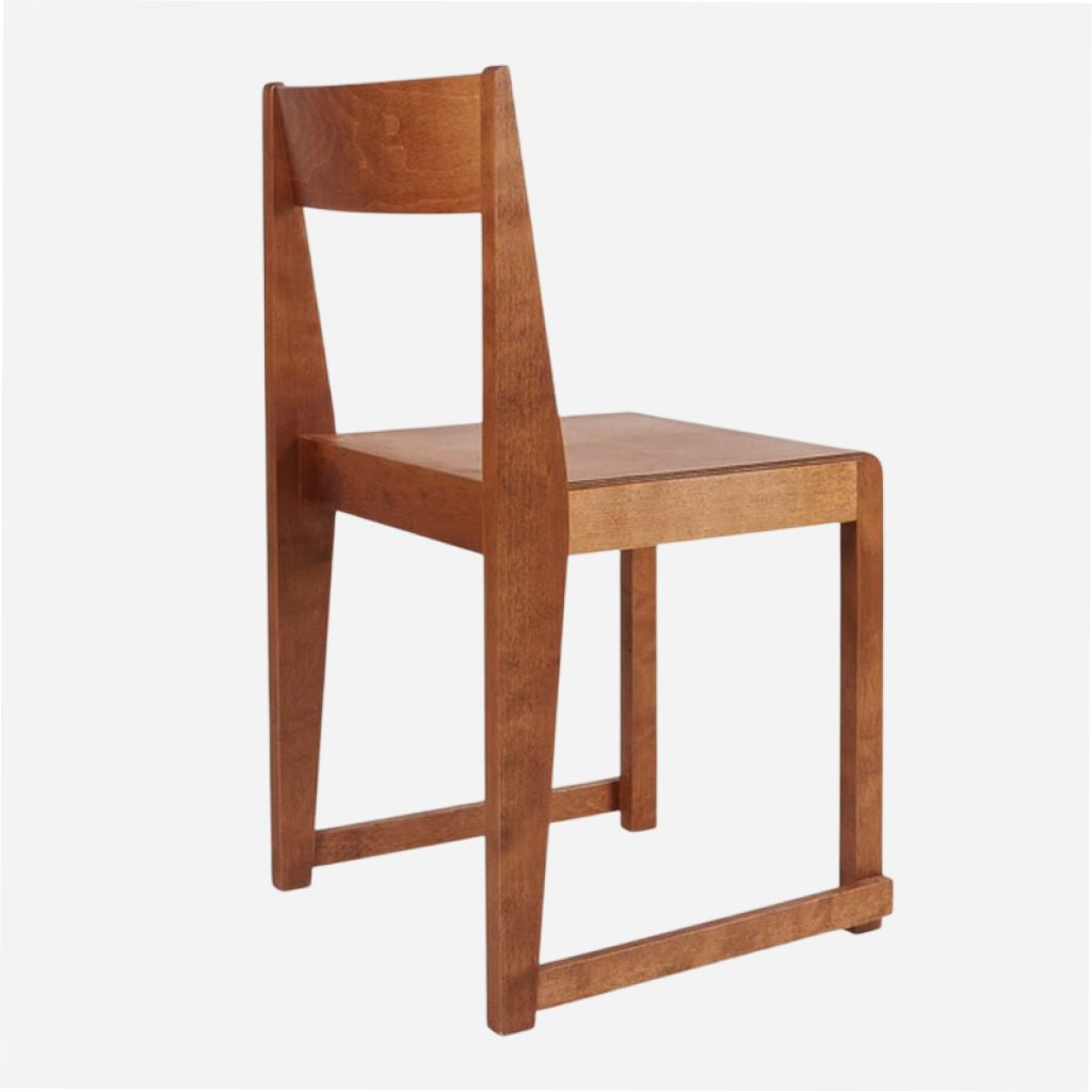 Frama 01 Dining Chair, Warm Brown