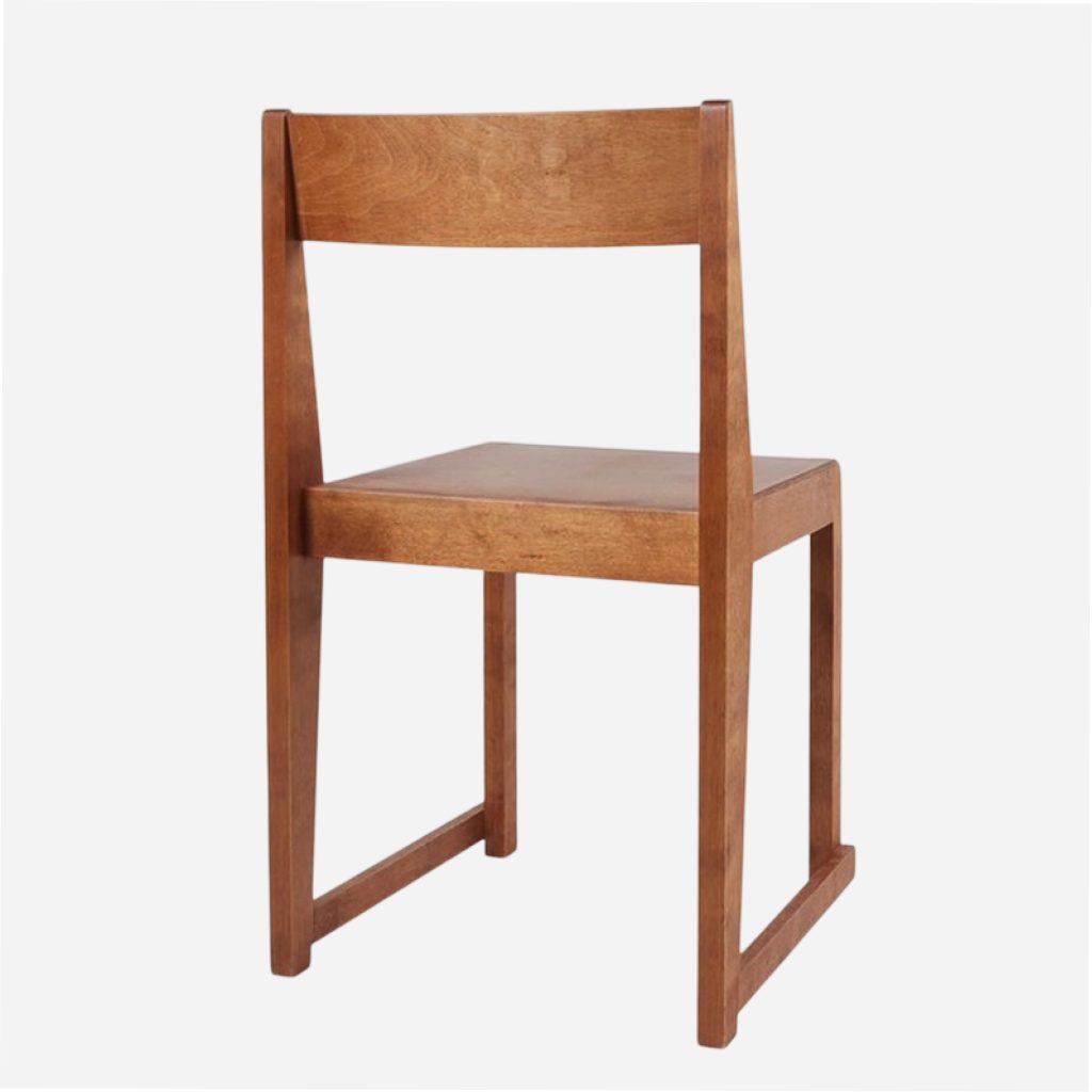 Frama 01 Dining Chair, Warm Brown